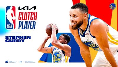 Warriors Guard Stephen Curry Named 2023-24 Clutch Player of the Year