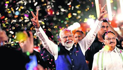 Modi celebra su victoria; no logra mayoría absoluta