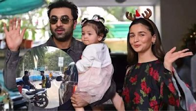 Ranbir Kapoor Stops Car To Let Daughter Raha Interact With Dog, WATCH The Adorable Video