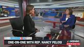 Nancy Pelosi accuses MSNBC host Katy Tur of being "apologist for Donald Trump": "May be your role, but it ain't mine."