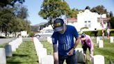 Coins on a soldier’s headstone: What do they mean?