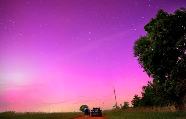 The northern lights danced across the US last night. It could happen again Saturday.