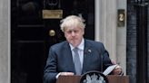What is happening to the British government, and why did Boris Johnson resign?