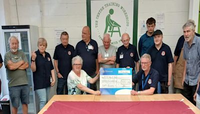 Bury St Edmunds Men's Shed receives generous support from Oddfellows