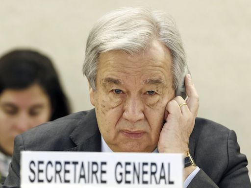 UN chief urges funds for Palestinians, saying Israel is forcing Gazans 'to move like human pinballs'