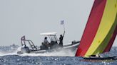 A lack of wind forces scuttles first Olympic sailing medal races, leaving sailors broiling