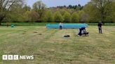 Volunteers thanked for preparing wet Shropshire cricket pitch by hand
