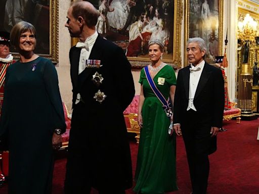 Queen Camilla Lends the Lotus Flower Tiara to Sophie, Duchess of Edinburgh, for Japanese State Banquet