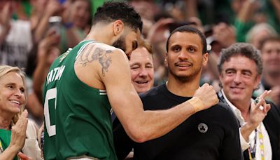 Mazzulla joins Bill Russell in NBA history books as Celtics win title