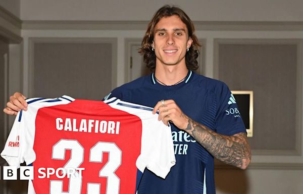 Riccardo Calafiori: Arsenal sign Italy defender from Bologna