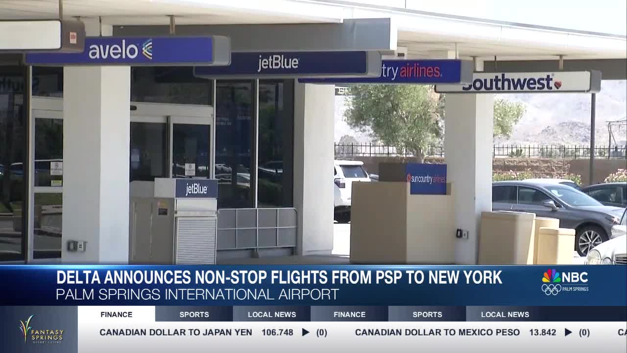 Palm Springs International Airport Announces New Nonstop Flight to NYC