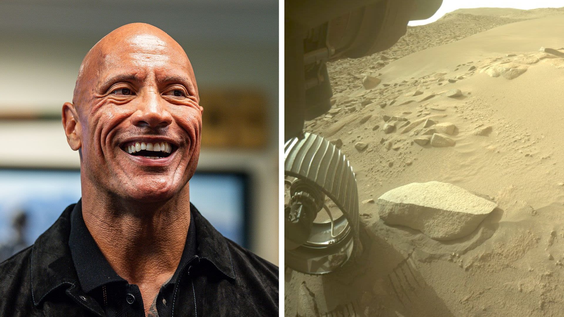 NASA names Mars rock ‘Dwayne’ in cheeky nod to WWE star 'The Rock'