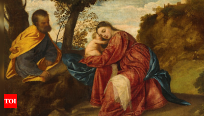 Italian painting once found on bus stop sells for record $22.3 million - Times of India