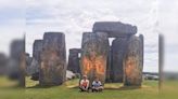 Climate activists spray orange paint at UNESCO’s Stonehenge in the UK; get arrested