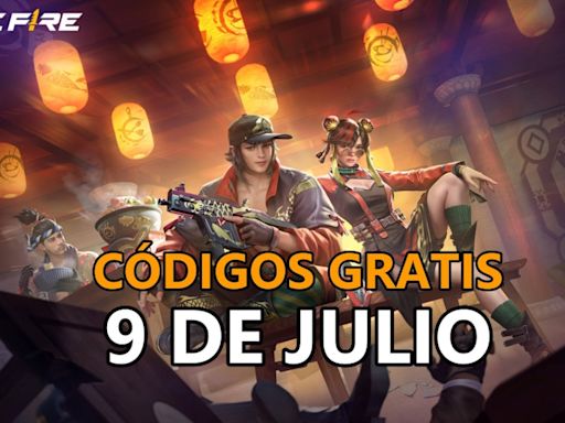 Free Fire | Códigos de hoy martes 9 de julio de 2024: recompensas gratis