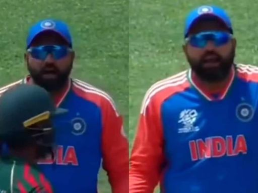 Rohit Sharma shows no mercy to Bangladesh batter with epic 'Abhi abhi aaya hai...' stump-mic jibe during IND vs BAN game