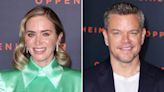 Emily Blunt Reveals Her Daughters ‘Worship’ Costar Matt Damon's 4 Kids