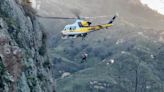 Hiker stranded on boulder hoisted to safety by helicopter in California: Watch the video