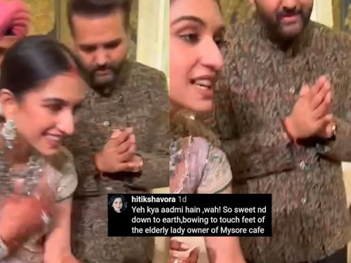 Anant Ambani, Radhika Merchant And Shloka Mehta's Heartwarming Gesture Towards Mysore Cafe Owner Goes Viral