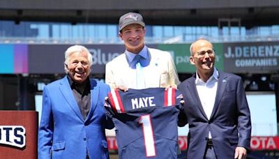 New Patriots quarterback Drake Maye arrives at Gillette Stadium ‘ready to take on anything’ - The Boston Globe