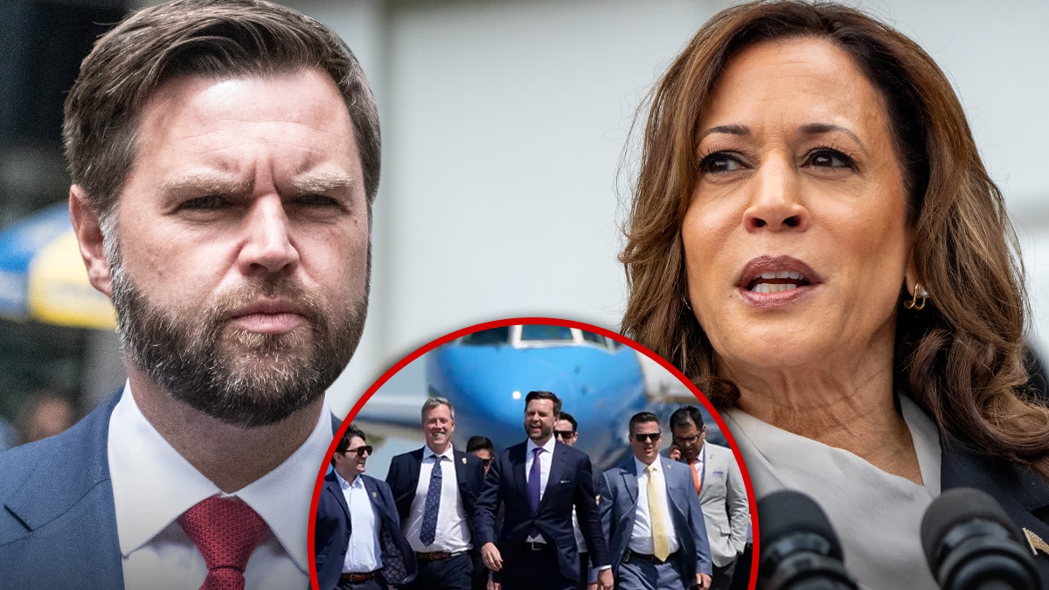 J.D. Vance Badmouths Kamala Harris on Tarmac, Feet From Air Force 2