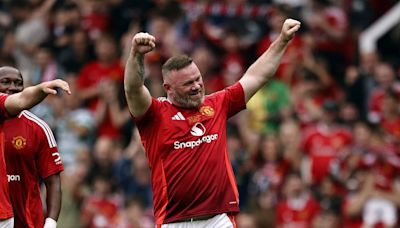 Roo still got it! Rooney dazzles but Man United legends suffer defeat