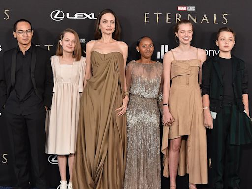 Angelina Jolie insists she puts her 6 kids 'first'