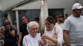 At age 102: Former Resistance member carries Paris Olympics torch