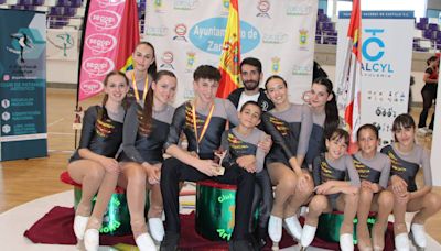 El Club Roller Dream Huesca consigue tres medallas en el VI Campeonato de España de patinaje artístico en línea en Valladolid