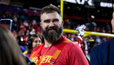 Fans Call Jason Kelce ‘a Proper Swiftie’ As He Wears Her Merch at Eras Tour Show in London