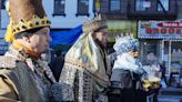 Los tres Reyes Magos aterrizan en el barrio latino de Harlem en Nueva York