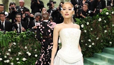 Ariana Grande Makes an Ethereal Return to the Met Gala in a Sweeping Loewe Gown