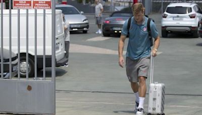 Así ha sido la salida del Atlético de Madrid de la ciudad deportiva de Majadahonda