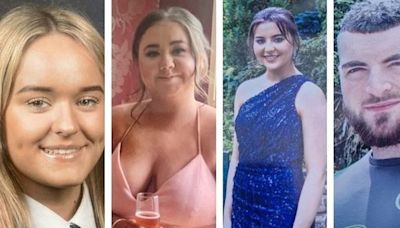 ‘In the prime of their lives with dreams to fulfil’ – accidental death verdicts returned at inquest into deaths of four people killed on way to exam results party