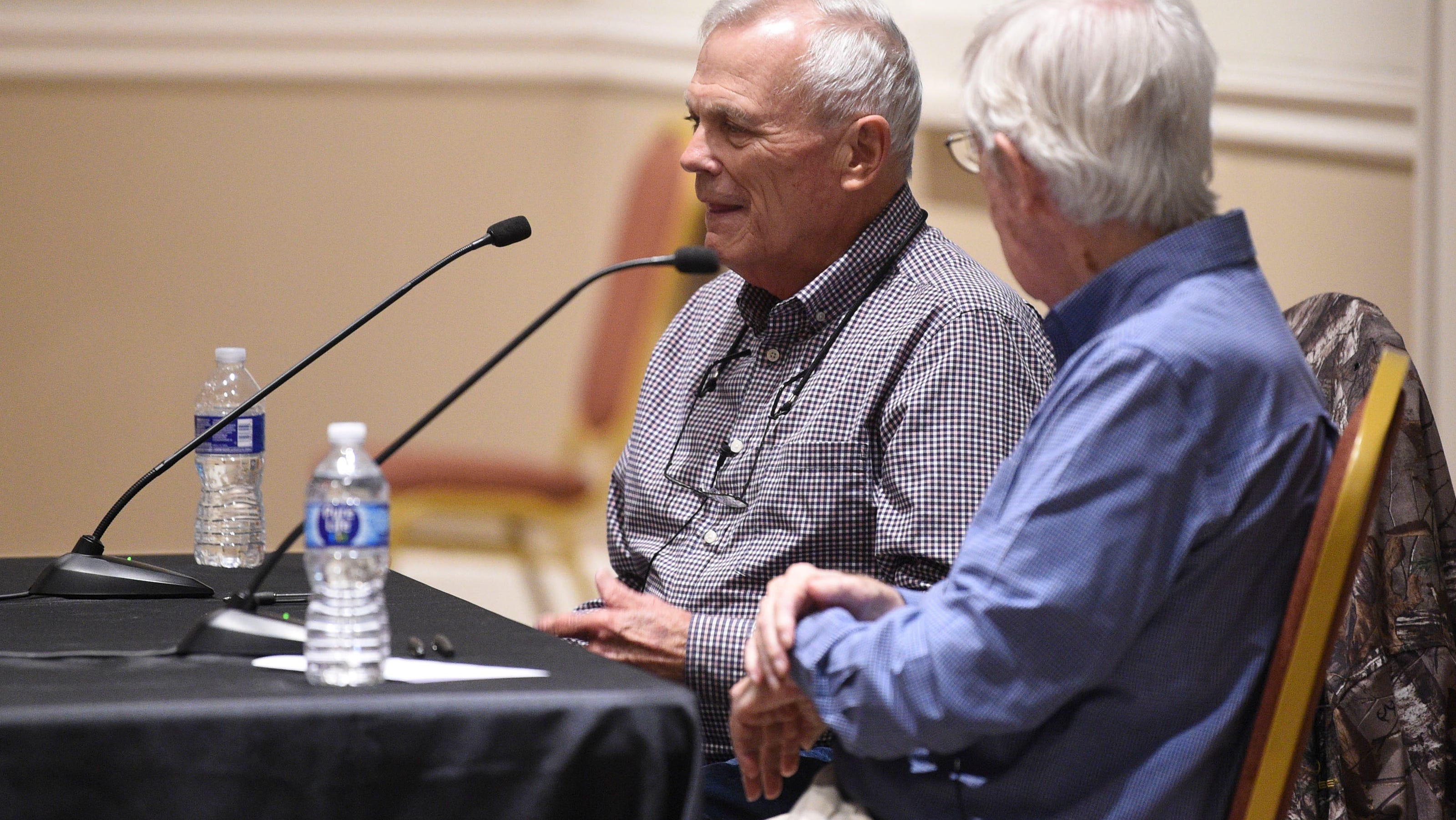 Knoxville journalism icons Sam Venable and Charlie Daniel share years of humor (and hate mail)