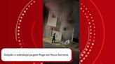 Galpão e sobreloja pegam fogo em Nova Serrana; veja VÍDEO