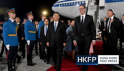 China’s Xi Jinping lands in Serbia after talking Ukraine, trade in France