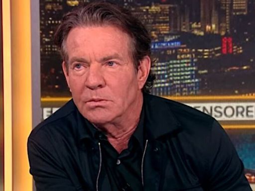 Piers Morgan 'staggered' as Dennis Quaid endorses 'a**hole' Donald Trump