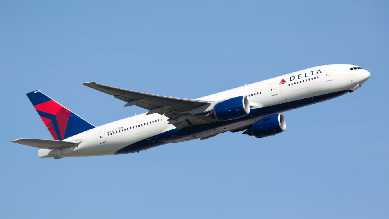 Delta Soars As Passengers Hit Record