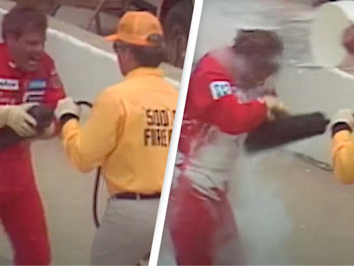 Horrifying video of invisible fire during Indy 500 race has people questioning how it's even possible