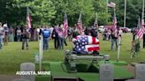 Hundreds give final salute to former Marine