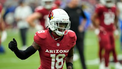 Cardinals rookie Marvin Harrison Jr. scores first 2 TDs of his career in 1st quarter vs. Rams