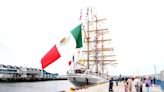 Buque escuela Cuahtémoc de la Armada de México llega al sur de California