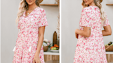 This Floral Mini Babydoll Dress Brings the Romance This Summer