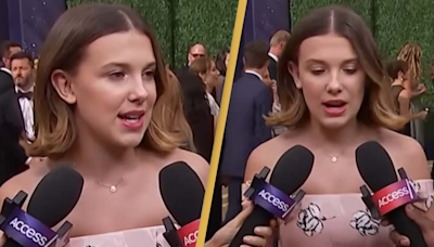 People cringing at resurfaced clip of 14-year-old Millie Bobby Brown revealing how Drake helps her with boys