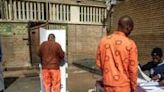 South Africa's large prison population was also allowed to vote in the election, the seventh held under the post-apartheid democratic constitution