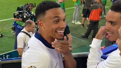 Alexander-Arnold caught revealing England star didn't want to take a penalty