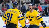 Grundstrom’s double powers Sweden past Canada 4-2 to win bronze at hockey worlds