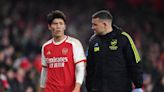 Takehiro Tomiyasu injury: Mikel Arteta offers update after Arsenal defender limps off in Wolves win