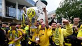 Más de 100.000 hinchas del Dortmund llegaron a Londres para la gran final: video